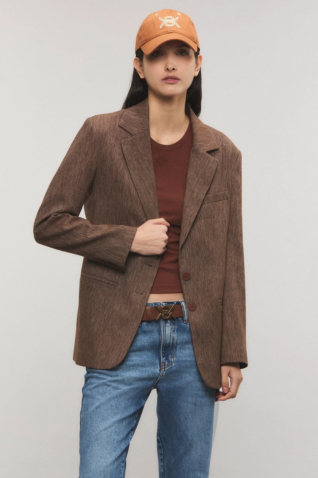 Blazer Sailor Heritage Marron