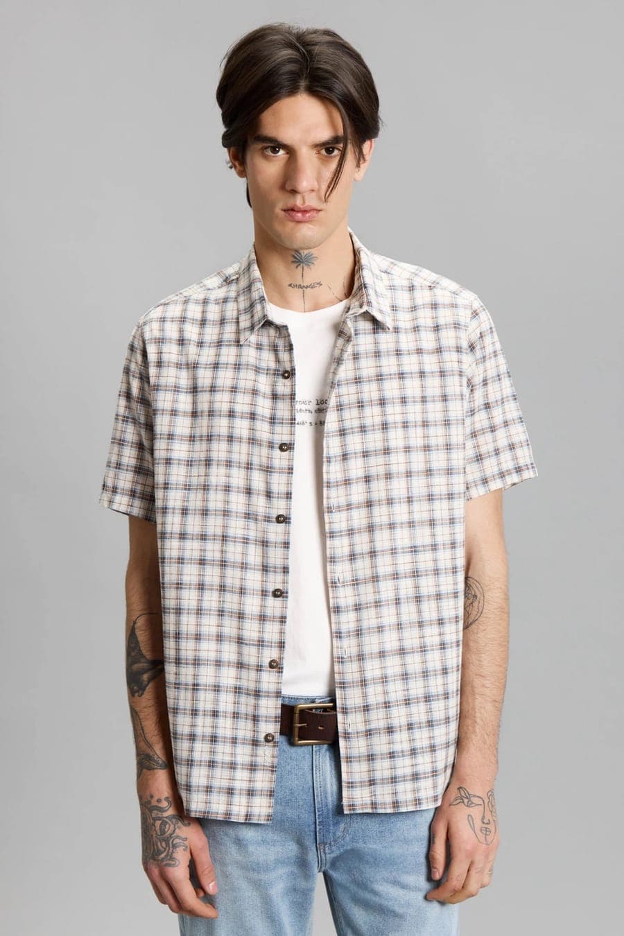 Camisa Bluebird Gris