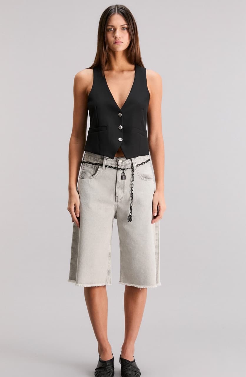 BERMUDA IRONY LOOSE GREY
