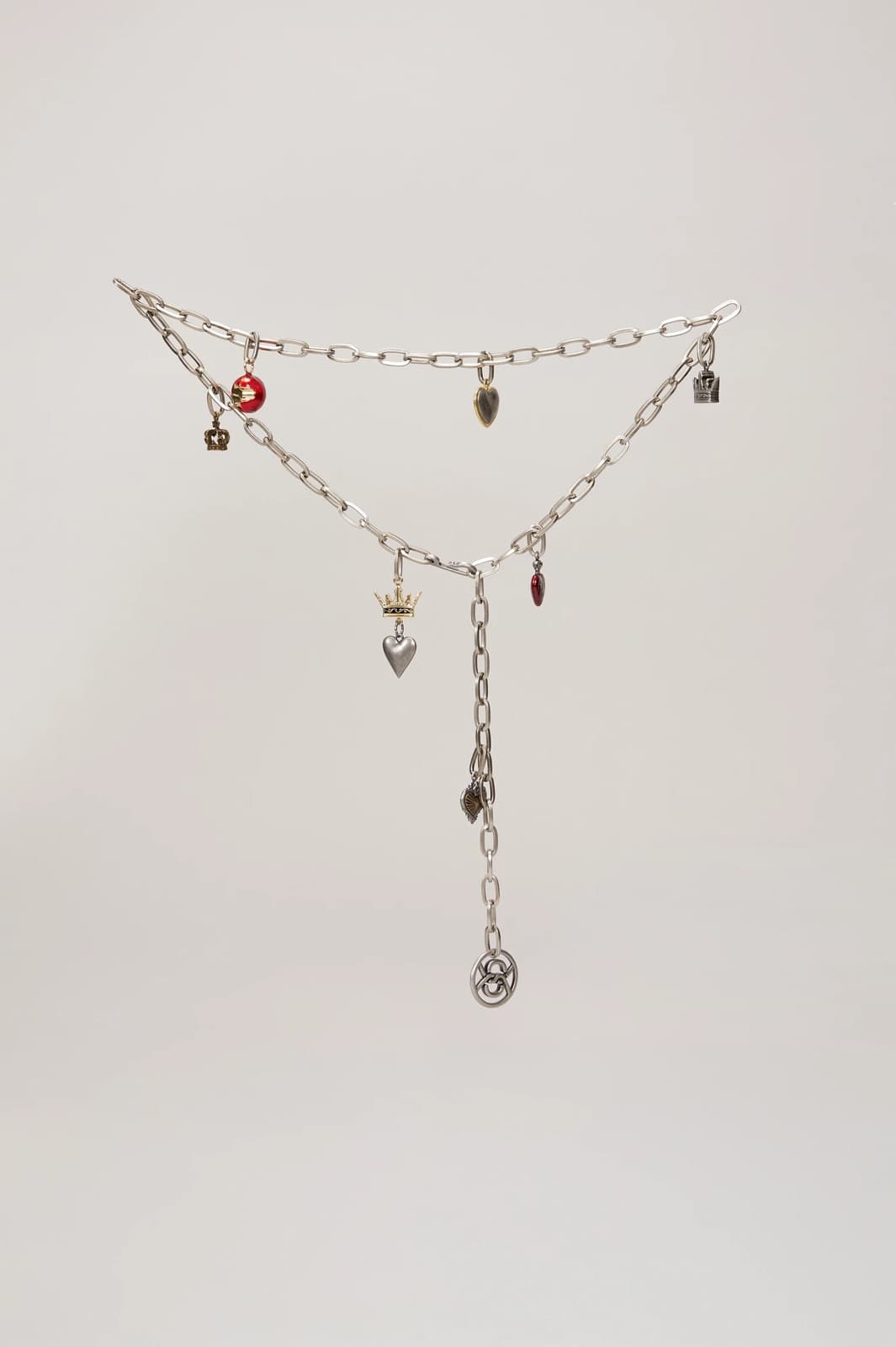 Cinturon Silver Charm Plata