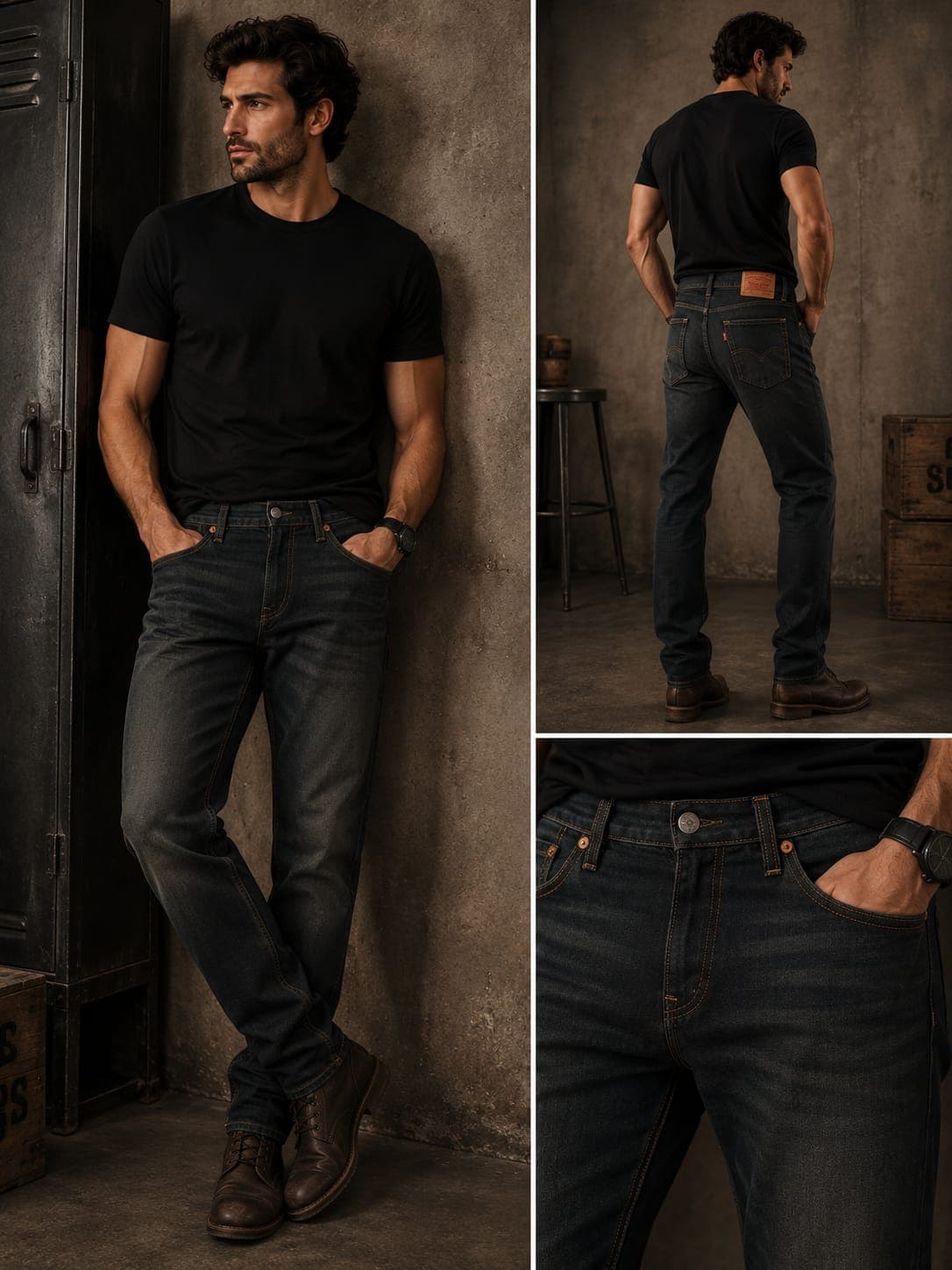 Jean Levis 510 Skinny Azul