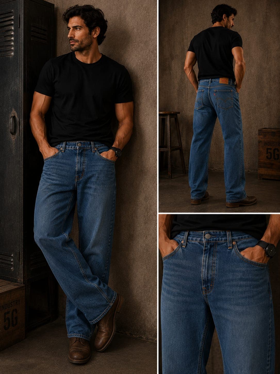 Jean Levis 510 Skinny Dark Azul