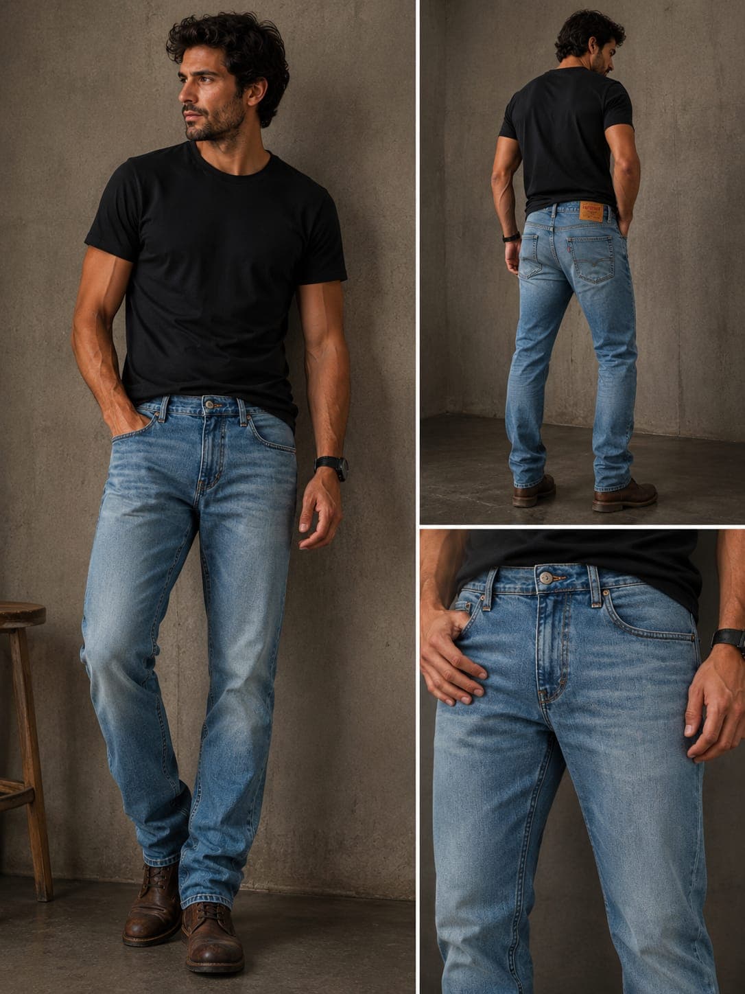 Jean Levis 510 Skinny Mid Light Azul