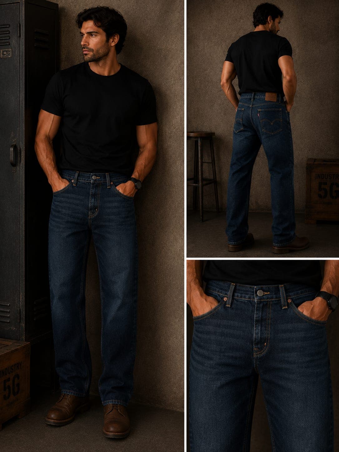 Jean Levis 510 Skinny Midnight Azul