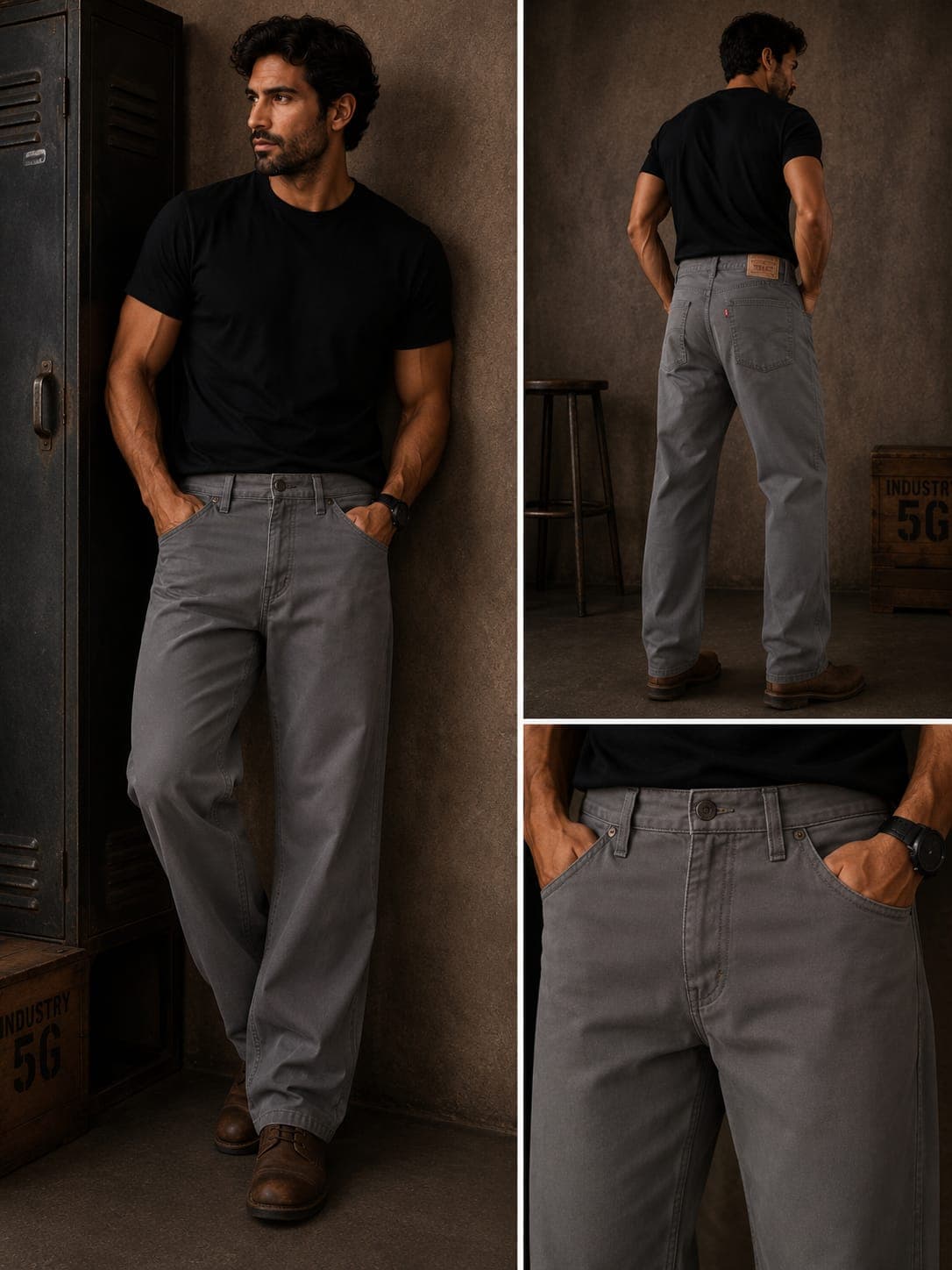 Jean Levis 511 Slim Fit Gris