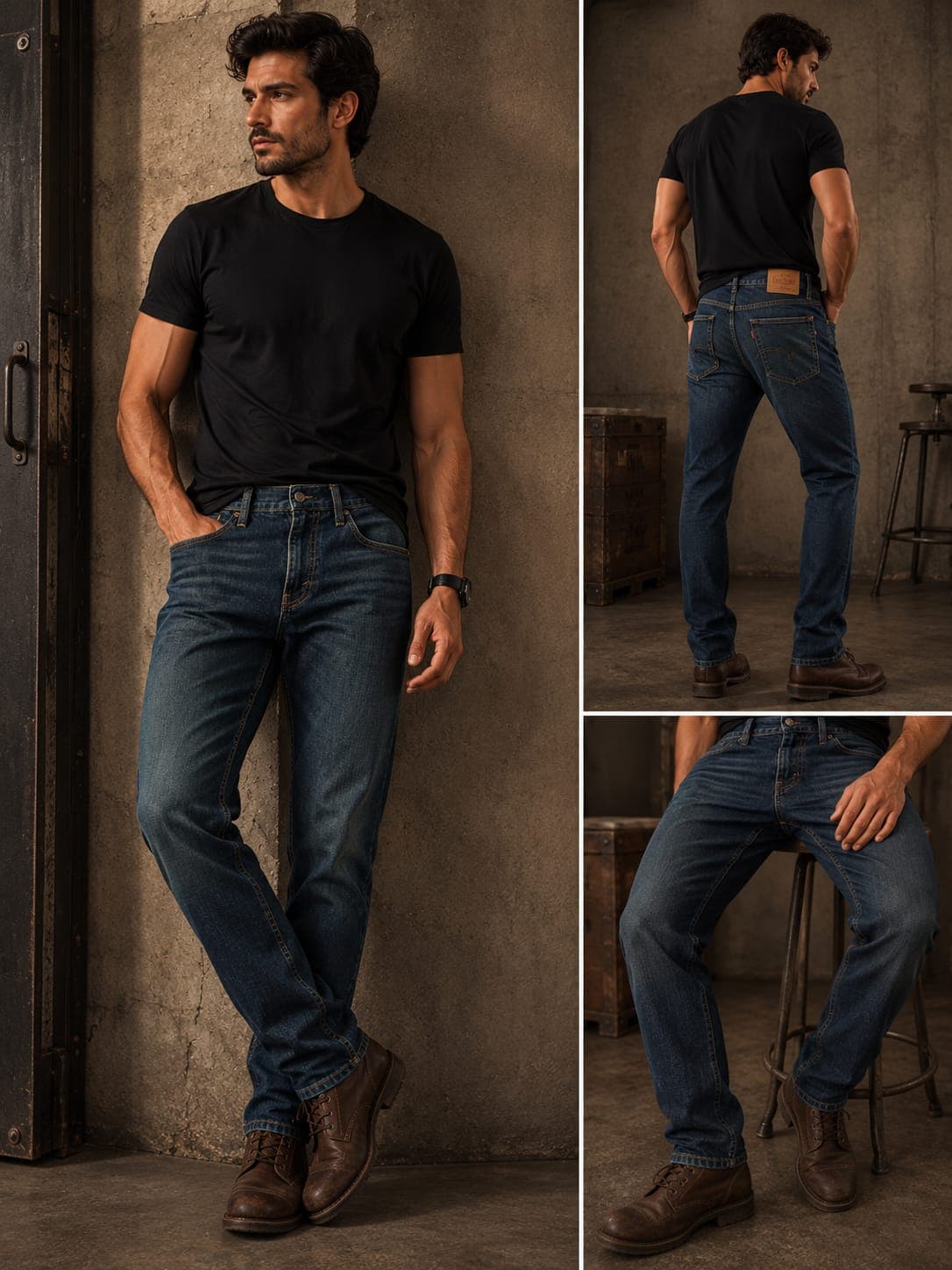 Jean Levis 519 Skinny Fit Verde Oxidado