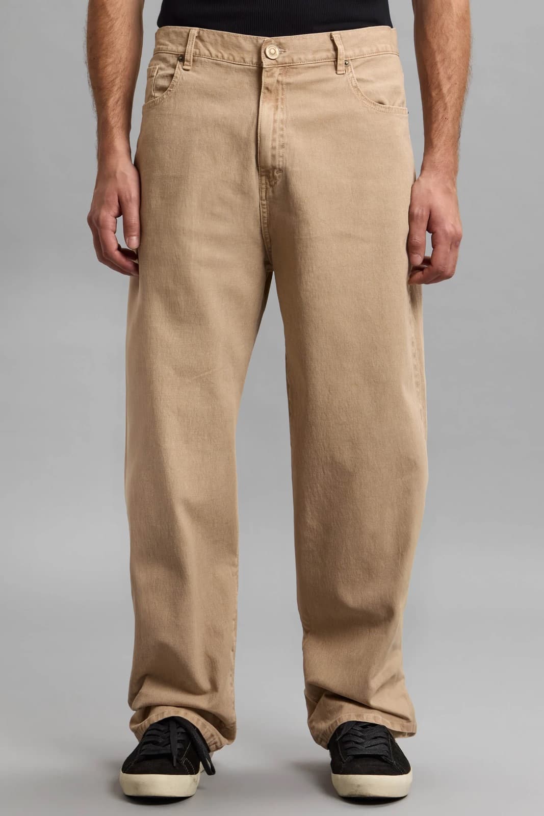 JEANS BAGGY BOX SAND