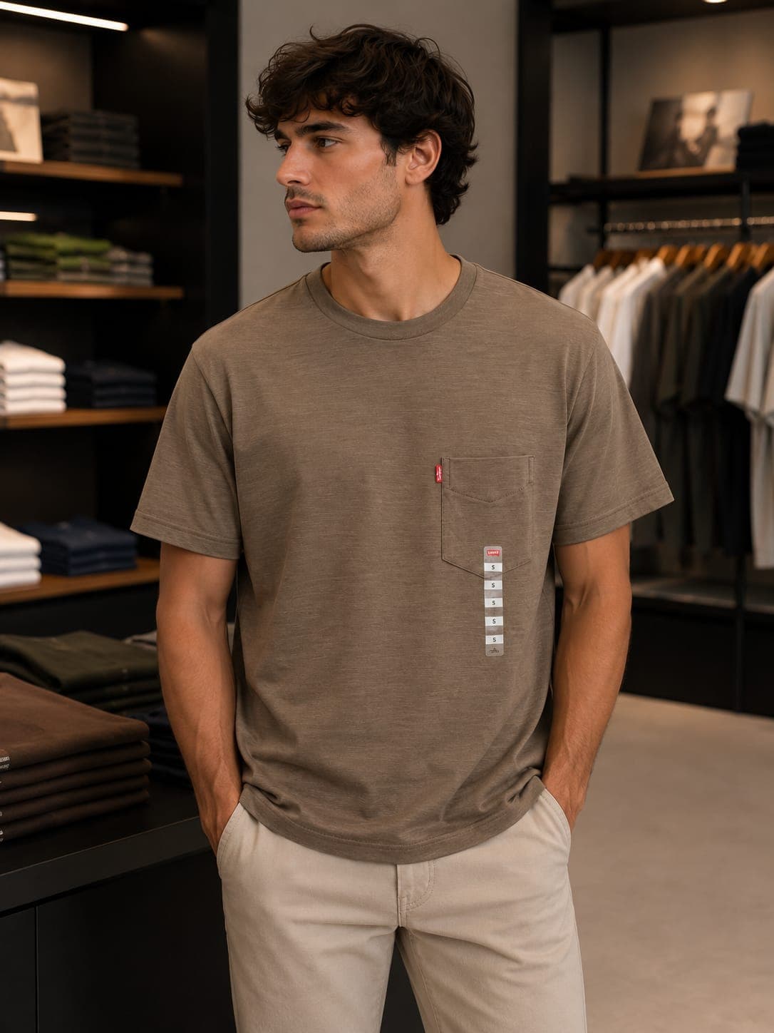 Remera Levis Chocolate