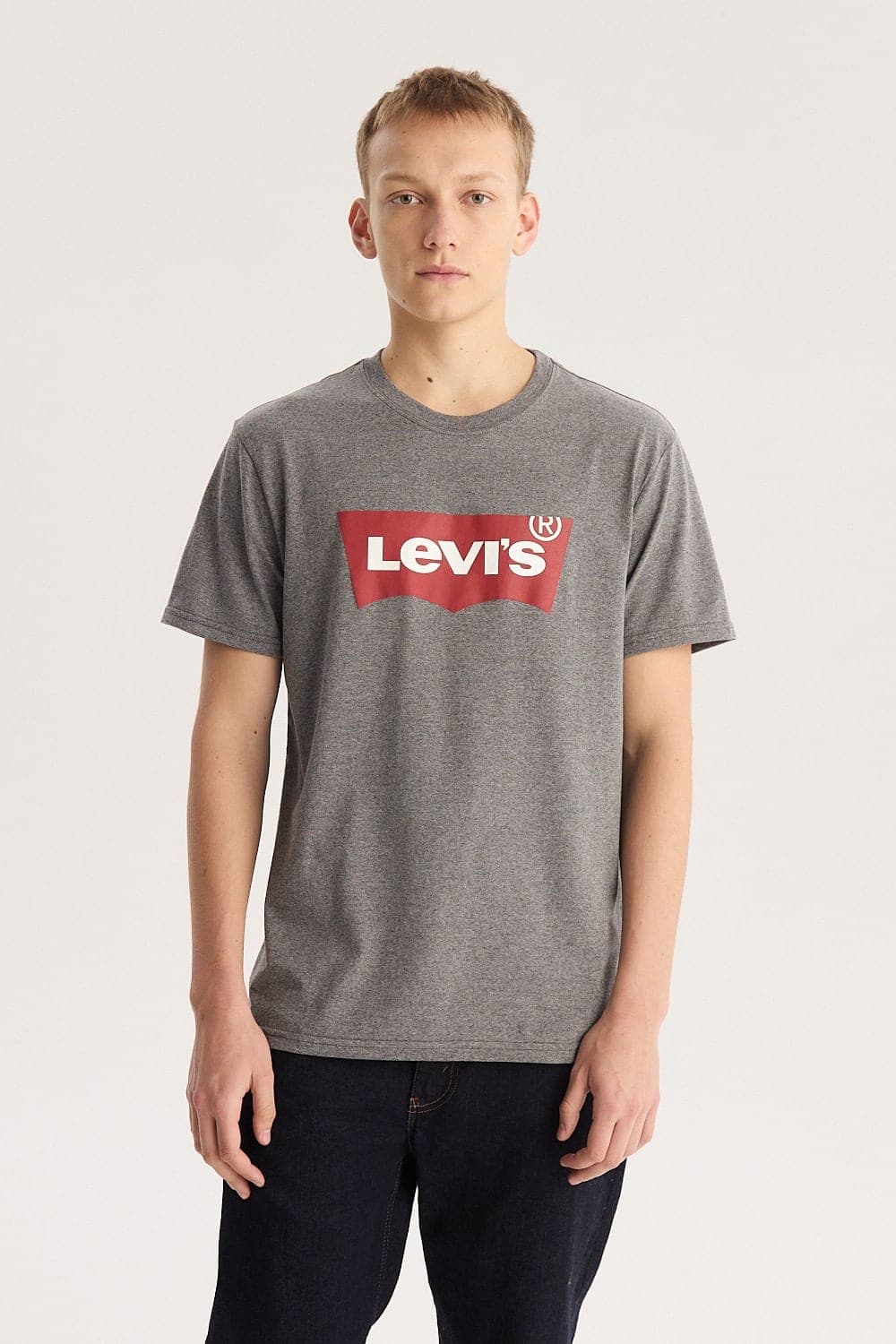 Remera Logo Levis Gris